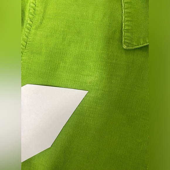 J. Jill Woman’s Medium Green Corduroy Long Sleeve Button Tunic Shirt - Picture 8 of 8